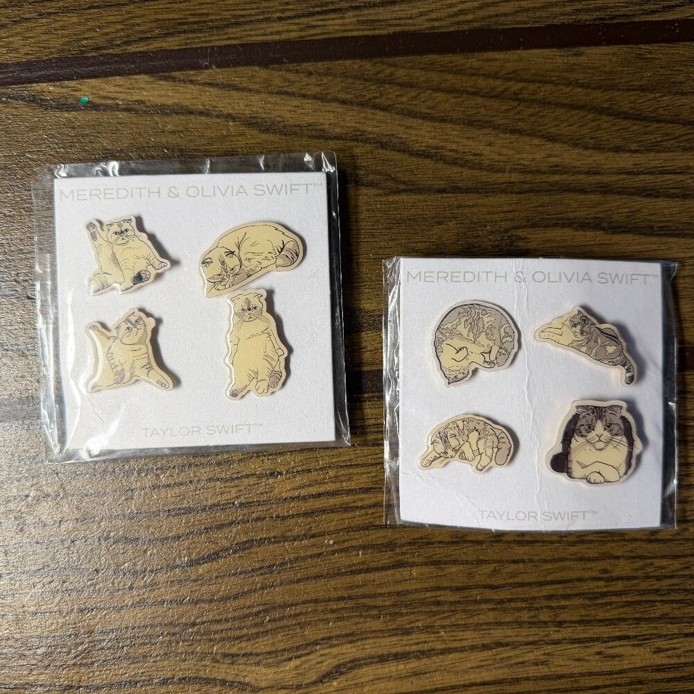 Taylor Swift Olivia and Meredith Swift Pins Official Merch